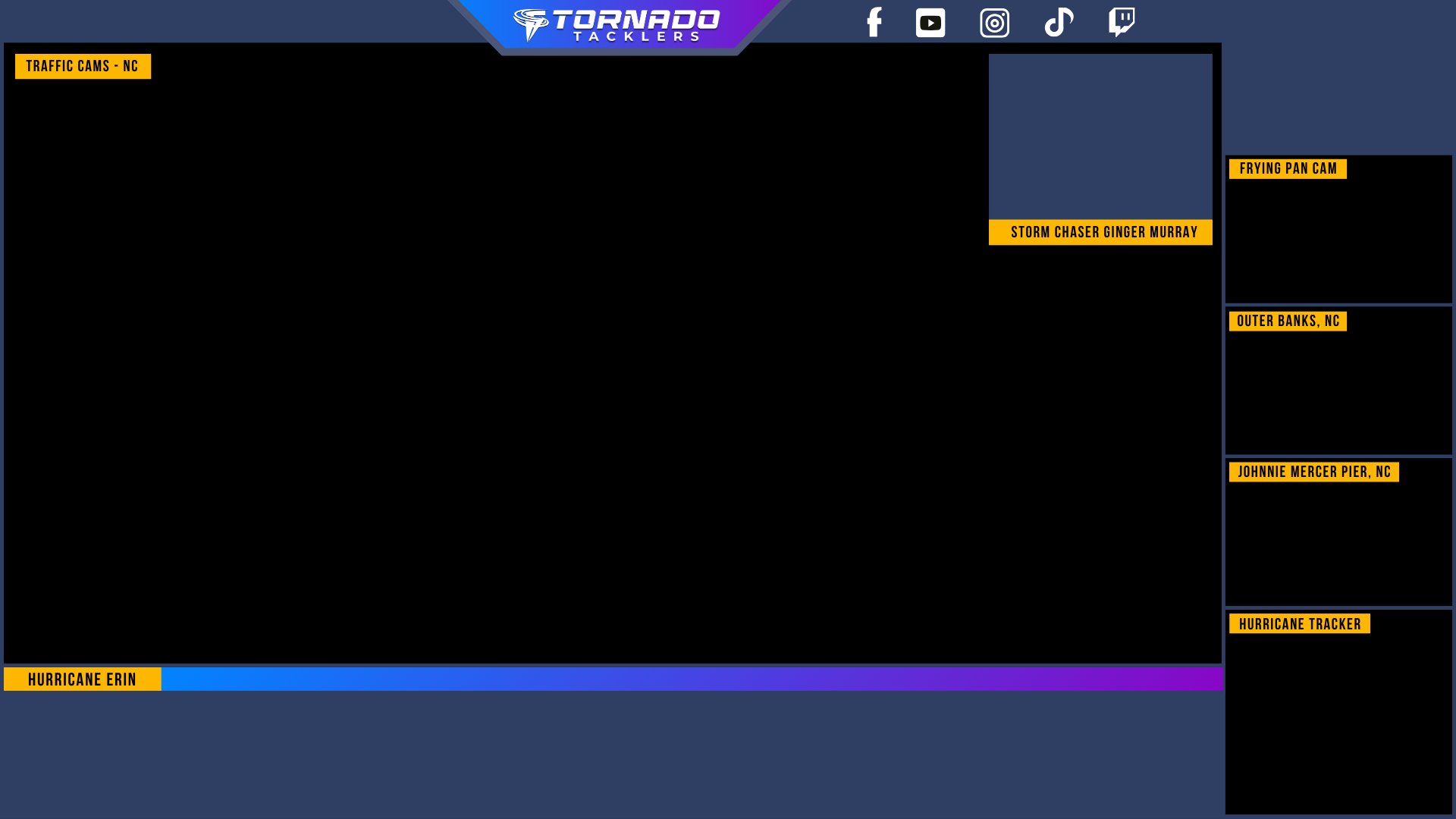 Custom OBS stream overlay for Tornado Tacklers live broadcasts