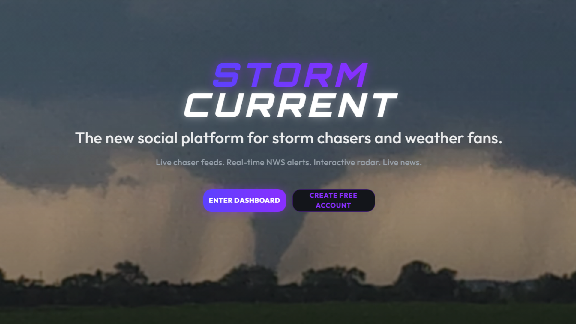 Storm Current — social platform for storm chasers